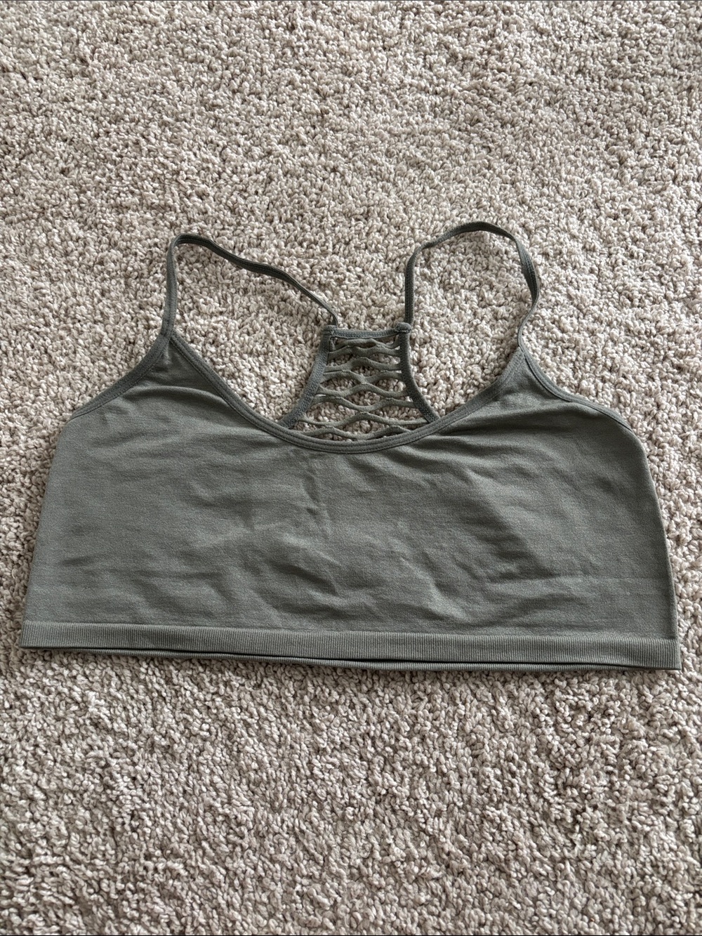 Olive Green Bralette
